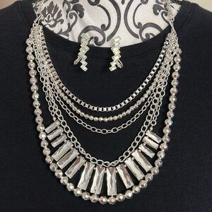 Women’s interchangeable necklace, and earrings set from Avon